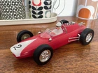 Vintage 1960s Marx Toys Famous Racing Car Friction Drive Toy With Box