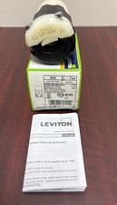 Leviton 2323 2-Pole, 3-Wire 2323 Grounding Connector Locking