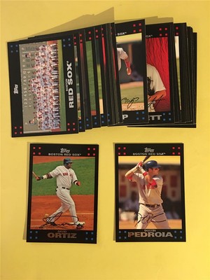 2007 Topps Boston Red Sox Team Set Series 1 2 Update 35 Cards World Series