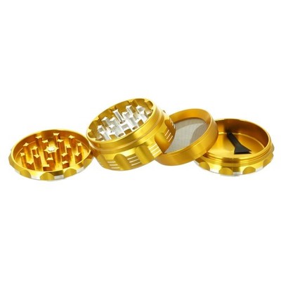 2.375'' VIKING AXE Aluminum Golden 4 Piece Spice Grinder Gift Box gift for man