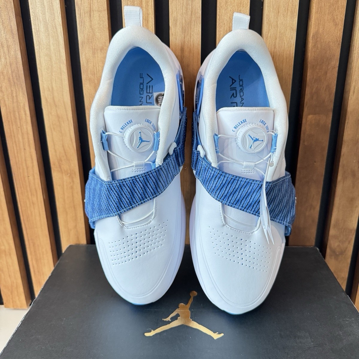 Air Jordan Air Rev UNC University Blue Golf Athletic Shoes FV6338 Men’s Sizes Nike Air Jordan Rev UNC Golf Shoes Sz 11.5 White-University  main image 2