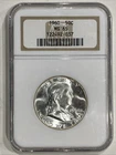 1960 P Franklin Half Dollar NGC MS65 Silver Coin 50C US Mint