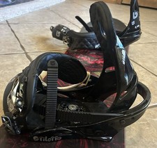 Burton Stiletto Black Snowboard Bindings Ankle Strap Ankle Buckles Unisex
