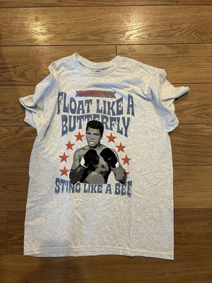 Muhammad Ali 'Float Like a Butterfly' Sting Like a Bee' T-Shirt Size L