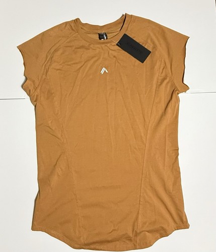 Alphalete Velociy Ärmelloses Shirt Herren Medium Orange - Athleisure Workout Neu - Bild 1 von 5