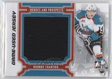 2013-14 ITG Heroes and Prospects Game-Used 1/1 Rourke Chartier #M-10 2a8