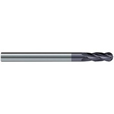 GARR 44077 730MA Carbide End Mill 1/4  Dia 1  LOC 3"OAL 4 Spiral Flute Center Cut