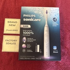 Philips Sonicare 6400 HX7410/04 Rechargeable Toothbrush White Factory Sealed