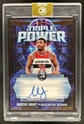 2025-26 Topps Three Marcus Smart Triple Power Auto Autograph Bronze #/25 Wizards