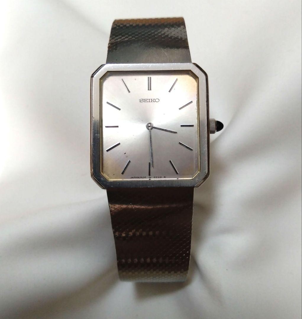 最終　セイコーアシエ　クォーツ　SEIKO Acier Gérald Genta セイコーアシエクォーツSEIKO Acier Gérald Genta