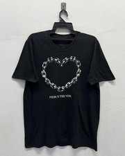 Vintage PIERCE THE VEIL Black Cotton Shirt All size S-345XL Gift For Fans