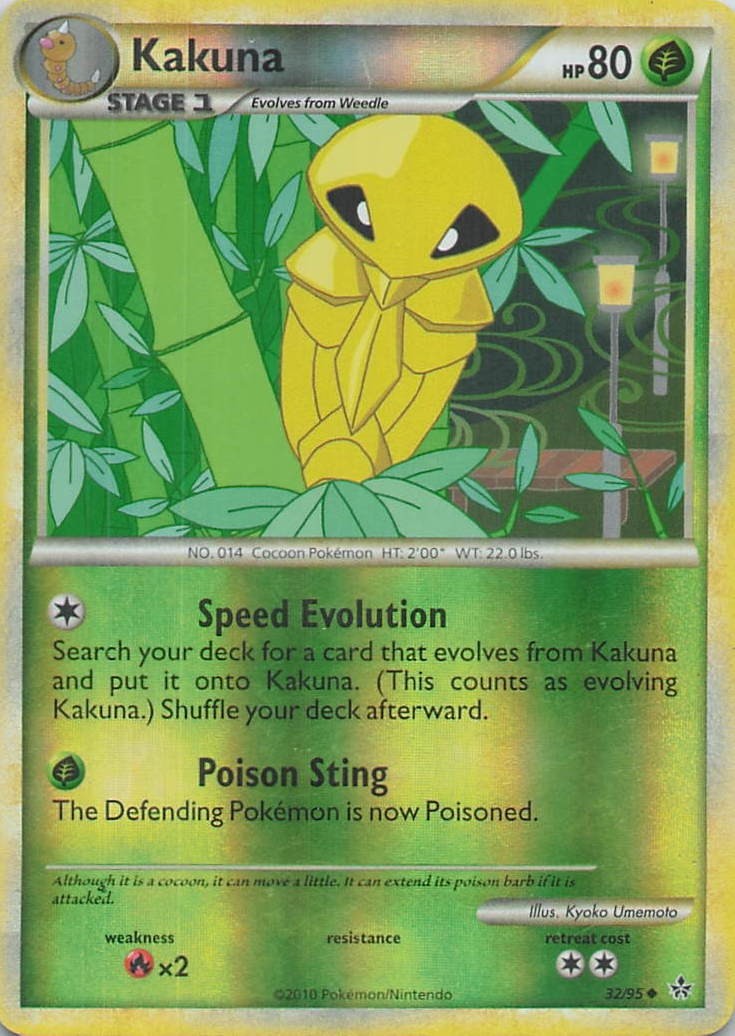 Kakuna Reverse Holo Uncommon Unleashed 32/95 MP