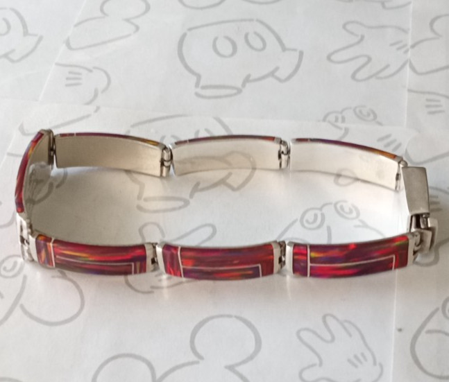 Escorcia Rectangular Block Inlaid Stone Bracelet … - image 2