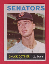 1964 Topps #397 Chuck Cottier Washington Senators