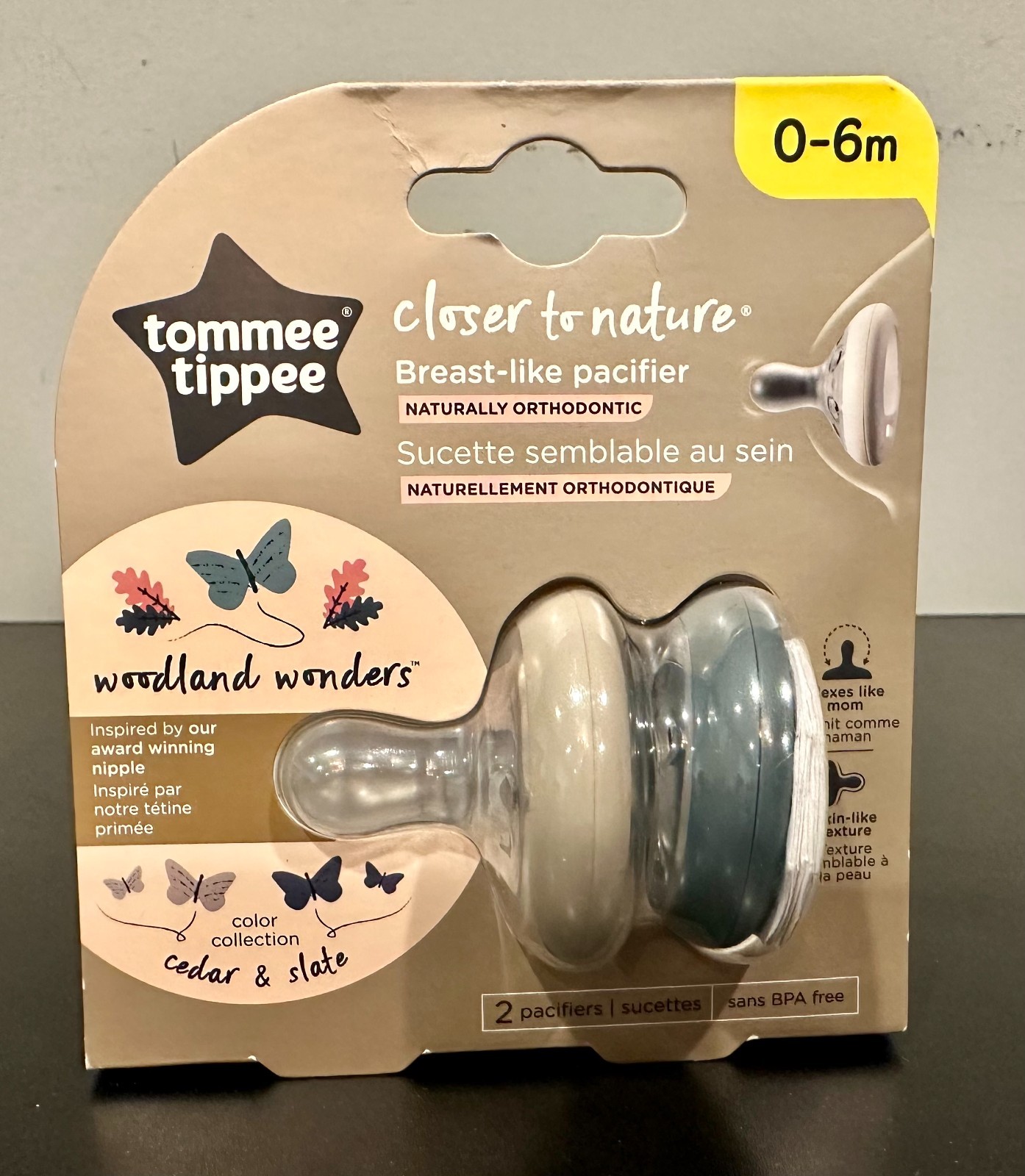 Tommee Tippee Closer to Nature Pacifier Breast Like Pacifier