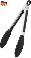 Mini Grillzange Edelstahl Silikon HitzebestäNdig FüR Grill & Kochen