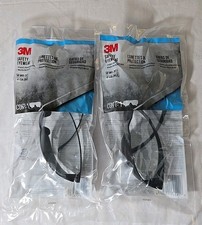 3M Safety Glasses ANSI Z87.1 Impact Resistant Lens Black 078371113278 Lot Of 2
