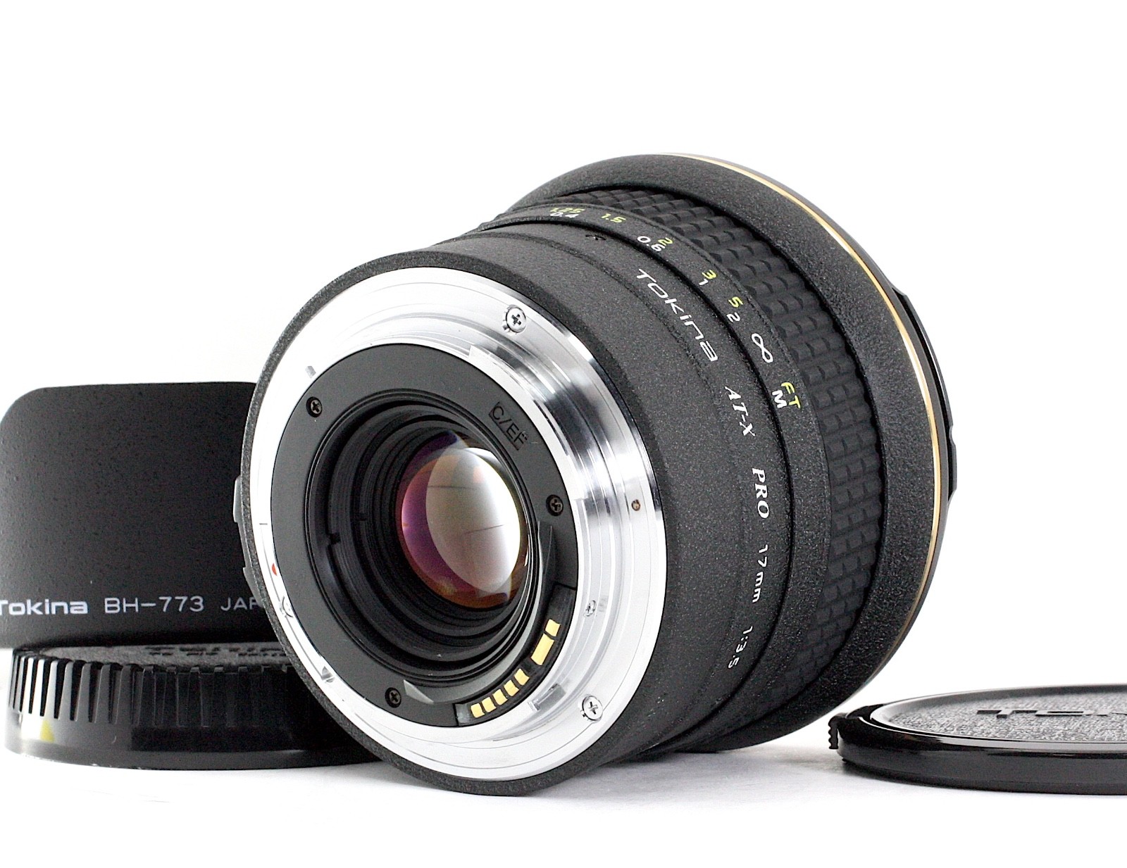 Tokina AT-X PRO 17mm F/3.5 Wide Angle Lens [Near MINT] AF Canon EF From Japan