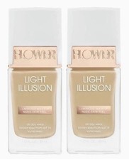 2 Pack Flower Beauty Light Illusion Foundation Warm Beige