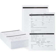 Stockroom Plus 200 Sheets Client Profile Cards for Stylists, Small Business, ...