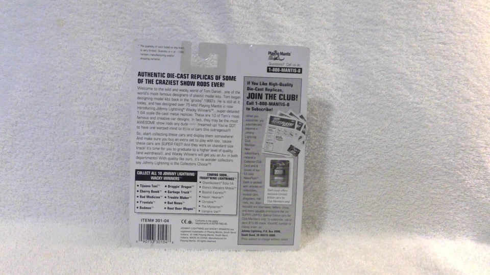 Ограниченный выпуск Johnny Lightning Wacky Winners «Мусоровоз» в заводской упаковке - Изображение 3 из 3