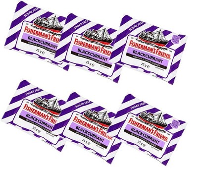 Fishermans Friend Blackcurrant Flavour Lozenges With Sweeteners Small 