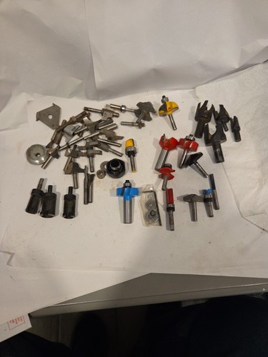 12 Plus Router Bits And 7 Plug Cutters | eBay
