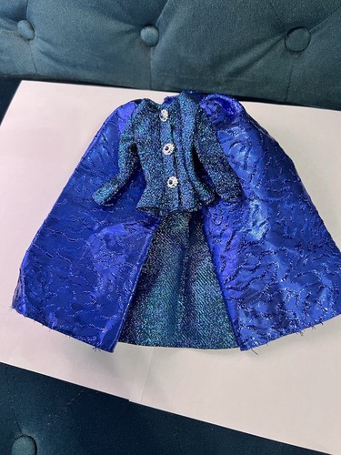 Barbie oder ähnlich große Puppe - 2 Stück blau/grün/lila KLEID von Mattel - Rarität - Bild 12 von 12