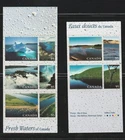 Canada 2000 -  #1855a to #1855e,  Fresh Waters of Canada, booklet stamps, MNH