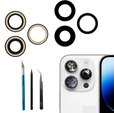 14 Pro/14 Pro Max Back Rear Camera Lens Glass Replacement for iPhone 14 Pro... 