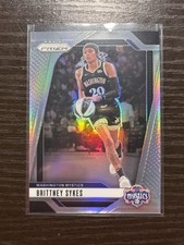 Brittney Sykes 2024 Panini Prizm WNBA SILVER PRIZM #80 WASHINGTON MYSTICS