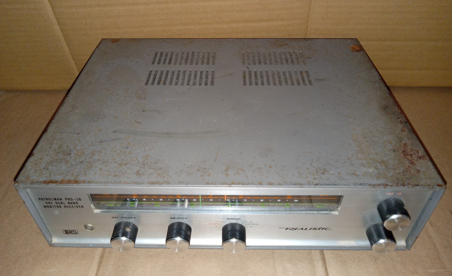Vintage Realistic Patrolman Pro-2b VHF Dual Band Monitor Receiver Used ...