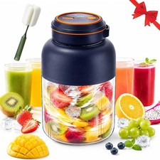 Portable Wireless Juicer Cup, 1300 ML Large Capacity Electric Fruit Juicer