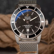 Breitling Superocean Heritage 46mm Black Full Set + Extra Breitling Strap A17320 2
