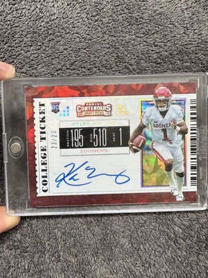 2019 Panini Contenders Draft Picks College RC Auto Kyler Murray ON CARD! 23/23