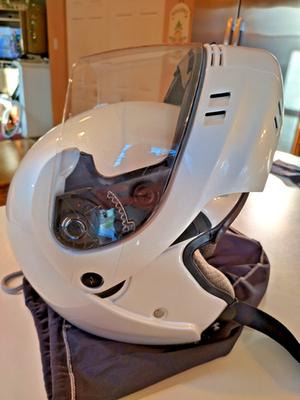 darth vader motorcycle helmet ebay 1986 Bell Sport Darth Vader Black Full Face Motorcycle Helmet W/ Face  Shield