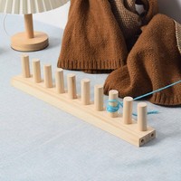 3X Grobstrick-Deckenwebrahmen Aus Holz Zum NäHen, Handarbeiten, Heimdeko