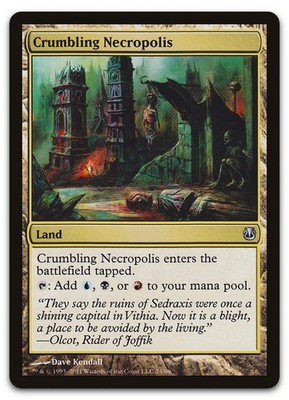 Crumbling Necropolis #74 (LP) Duel Decks: Ajani vs. Nicol Bolas DDH Magic MTG