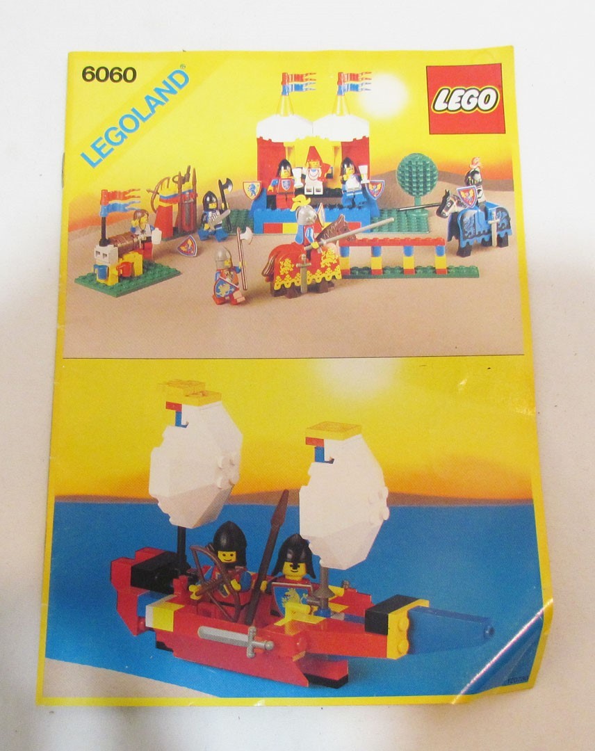 LEGO CASTLE 1989 ORIGINAL INSTRUCTIONS MANUAL for KNIGHT'S CHALLENGE SET 6060