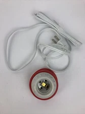 Porcelain LAMPHOLDER Ceramic WHITE Bulb Fixture Two Piece LEVITON XCI w CAPLUG