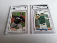 2 Graded cards, both 10!! C Crawford & A J Ramos