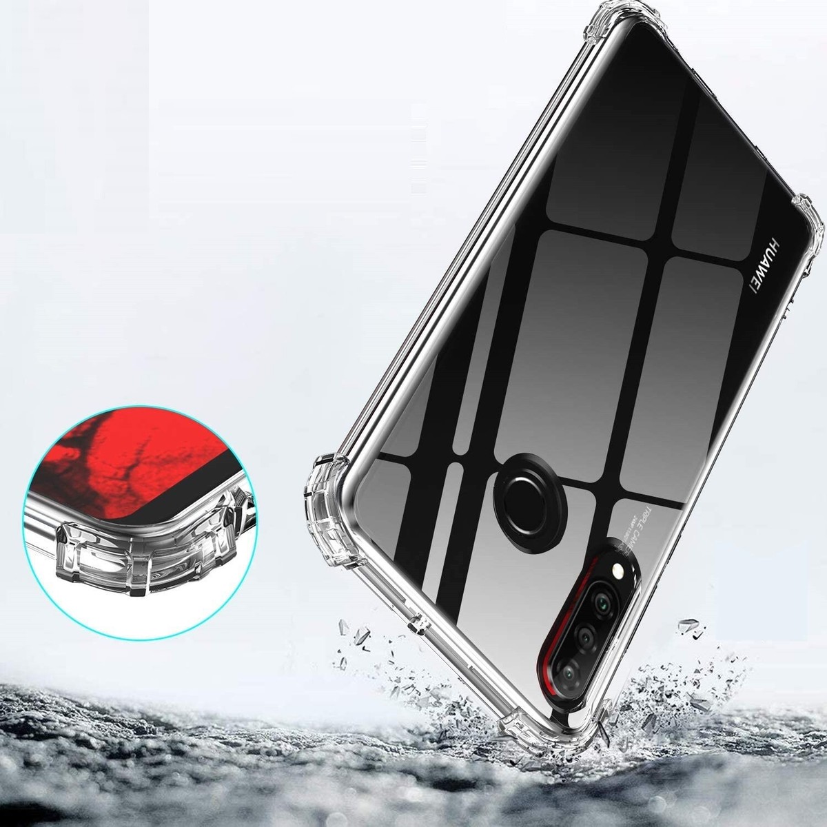 Soft Transparent Silicone TPU Case For Huawei P30 | Slim Gel Protective Cover
