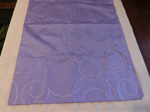 2 PANELS, DK LAVENDER/LT PURPLE BLACK OUT CURTAINS. 42" X 63" EACH,NWOT - Picture 2 of 5