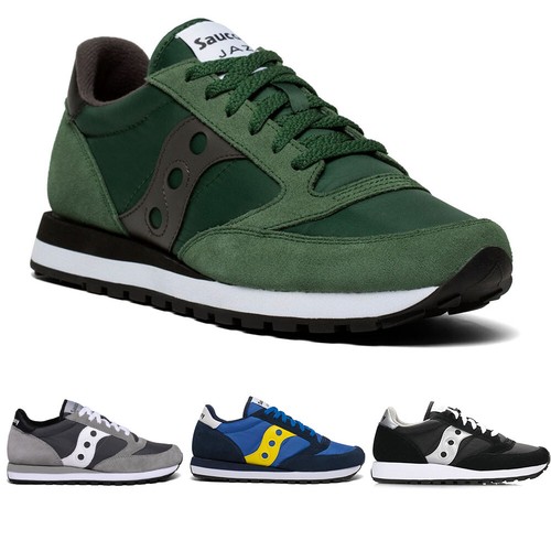 Saucony Jazz Uomo 41 42 43 44 45 scarpe Original sneaker sportive casual  verde | eBay