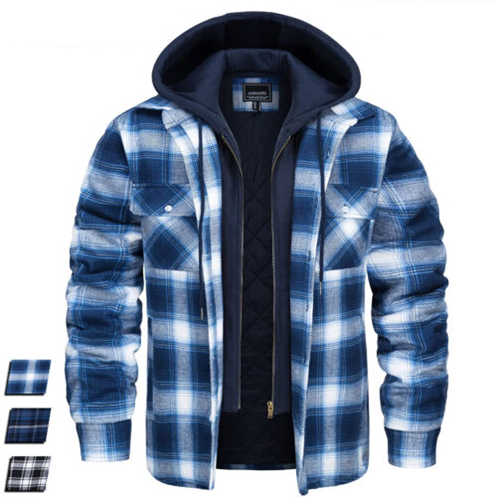 Flannel shirt top and hoodie