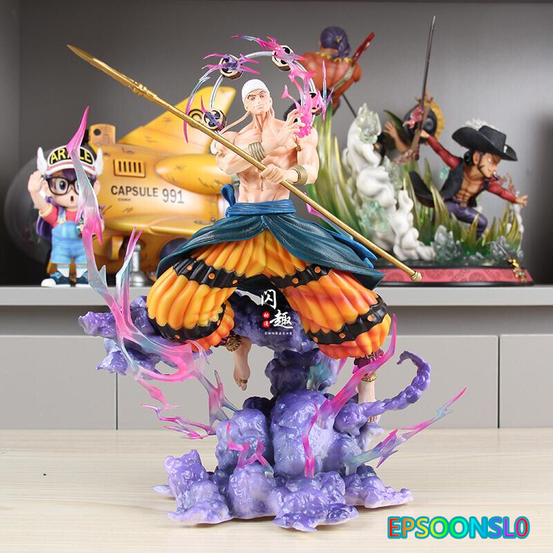 Japan Anime Figure Enel Thunder God PVC Model Statue Toy Collect