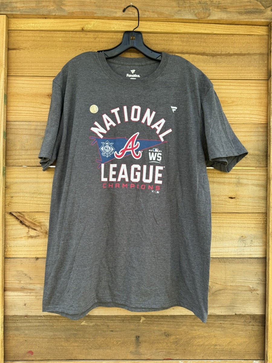 Atlanta Braves World Series 2021 Fanatics T-shirt size L NL