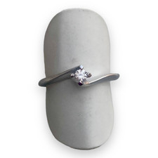 Anello Solitario modello Valentino con Diamante