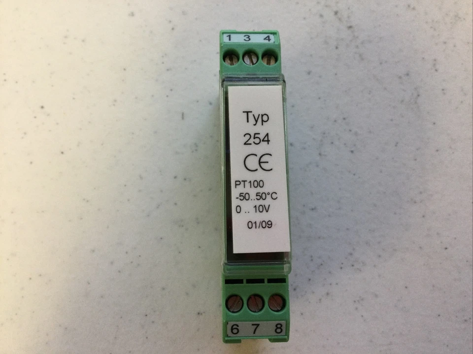 NEW LOT OF 12 WIKA TYPE 254 PT100 TEMPERATURE TRANSMITTER -50..50C, FREE SHIP - Image 4 of 4