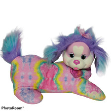Puppy Surprise Rainbow Tie Dye Puppy Dog Plush Stuffed Animal 2016 14"